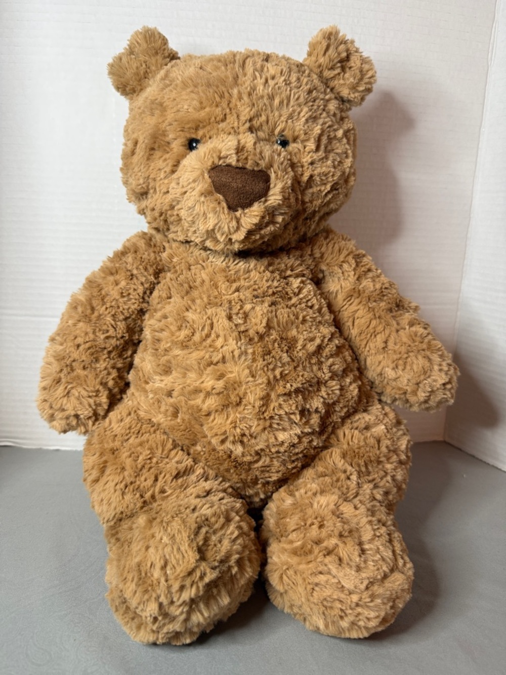 Jellycat Huge 16.5” Classic Legend Bartholomew Teddy Bear Soft Tan Huggable